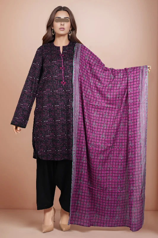 Unstitched Printed Lawn 2 Piece (Shirt/Dupatta)