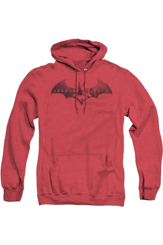 Vintage HoodiesBatman Arkham City In The City Adult Heather Hoodie / Hooded Sweatshirt