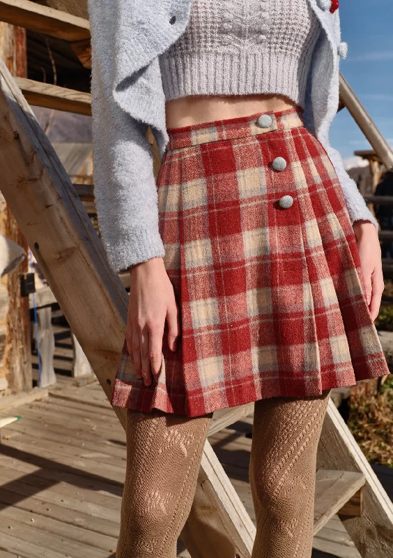 Rosey Christmas Cottage SkirtGaucho Skirt