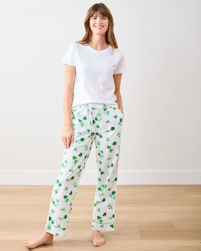 Zip-off PantsLucky Clover - Petite PJ Pants - Cloud