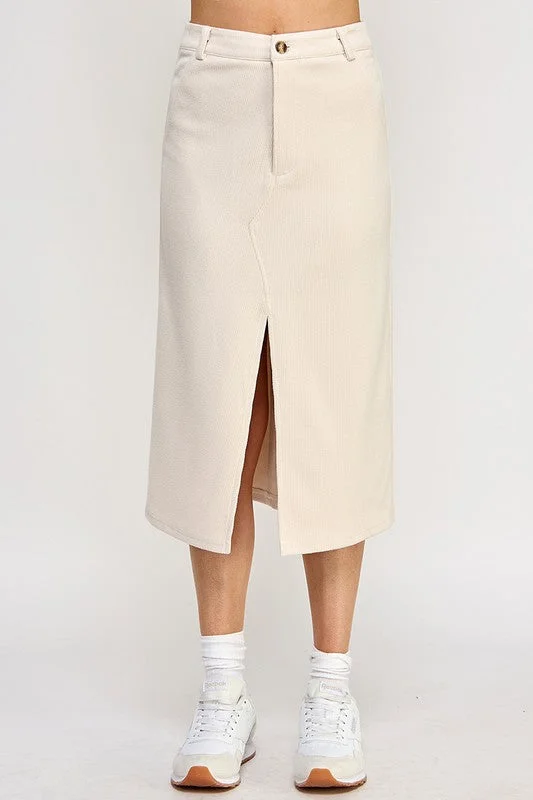 Chloe Corduroy Midi SkirtGypsy Skirt