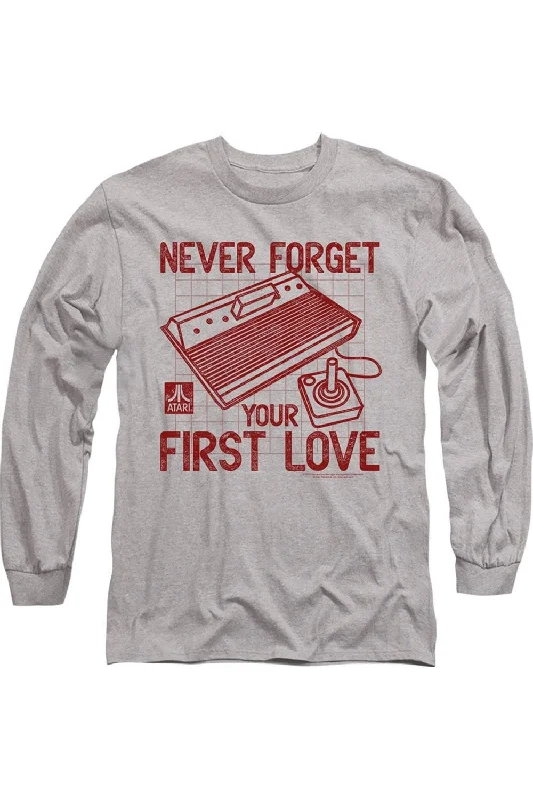 Atari First Love Long Sleeve Adult Tee / T-Shirt