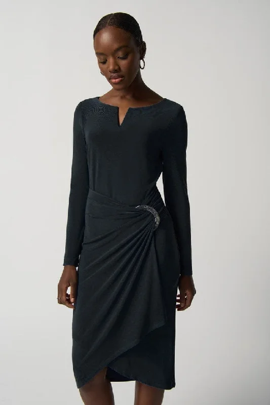 Spaghetti Strap DressJoseph Ribkoff Long-Sleeve Sheath Dress - 233131