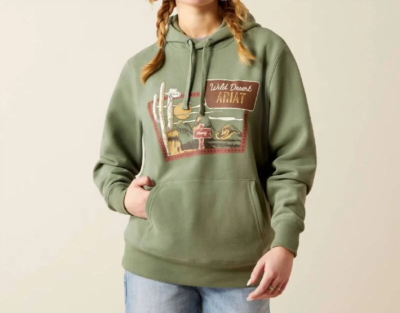 Polyester HoodiesRoute 66 Hoodie In Sea Spray