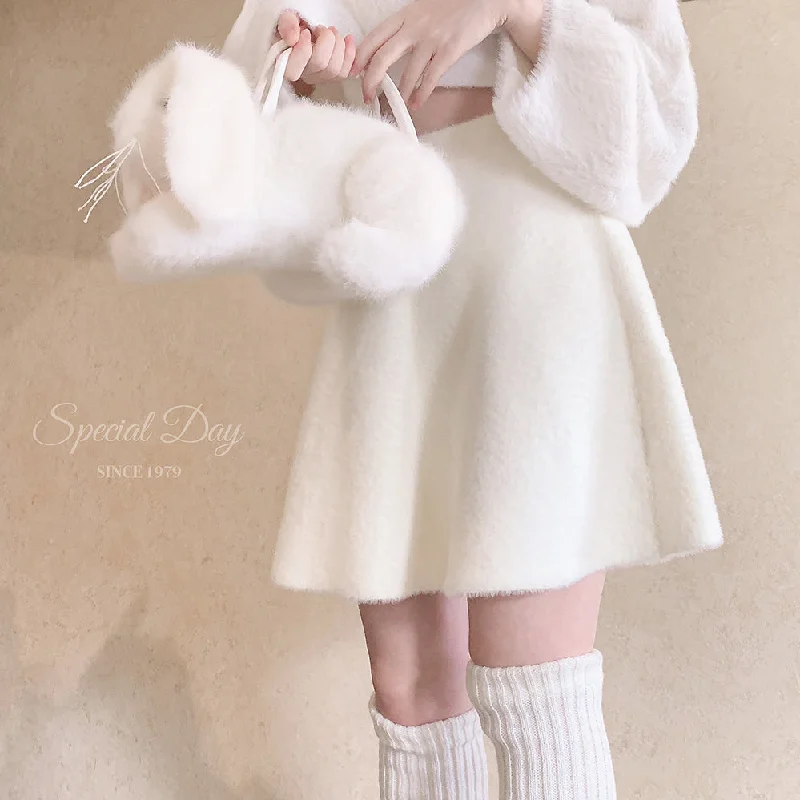 Soft bunny faux fur skirtGypsy Skirt