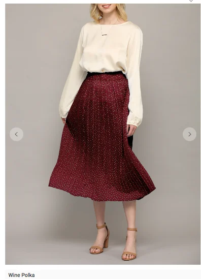 Pretty in Pleats SkirtChiffon Skirt