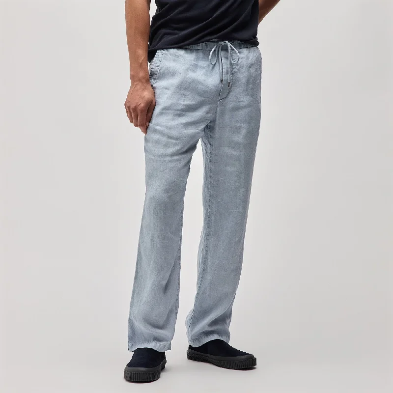 DungareesRelaxed Linen Pant - Open Sky Pigment