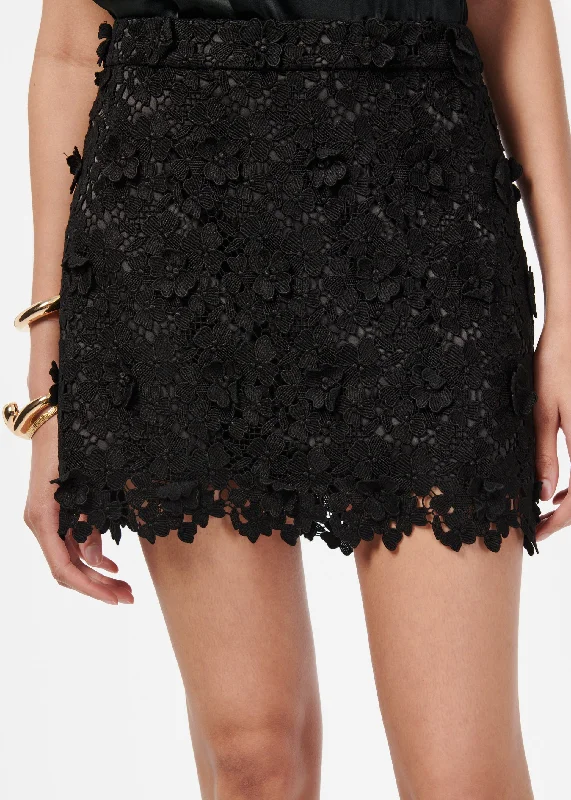 Ilima Lace Skirt BlackGeometric Skirt