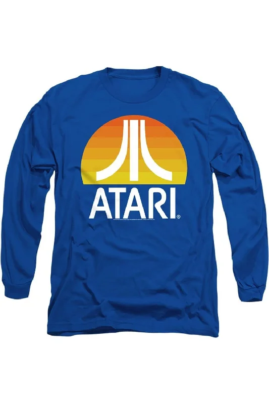 Atari Sunrise Clean Long Sleeve Adult Tee / T-Shirt