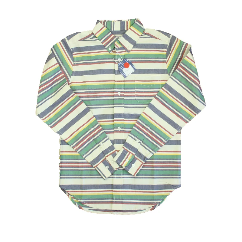 Classic Prep Boys Logan Stripe Button Down Long Sleeve