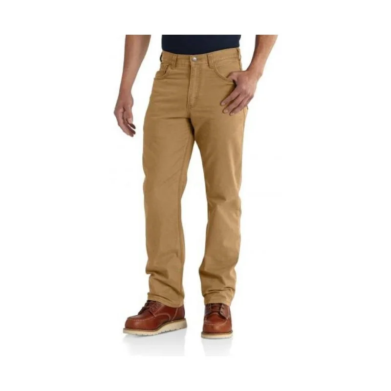 JumpsuitsCarhartt Men's Rugged Flex® Rigby Five Pocket Relaxed Fit Pant - Hickory