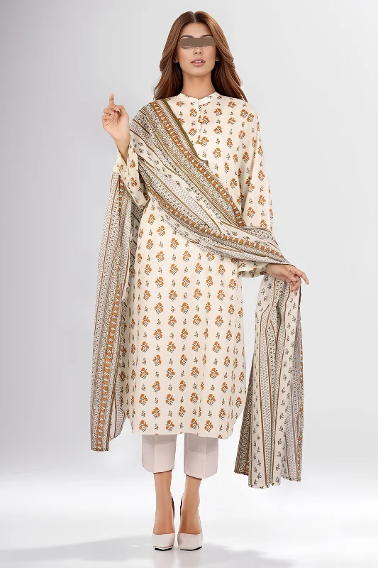 Printed Lawn Stitched 2 Piece (Shirt/Dupatta)