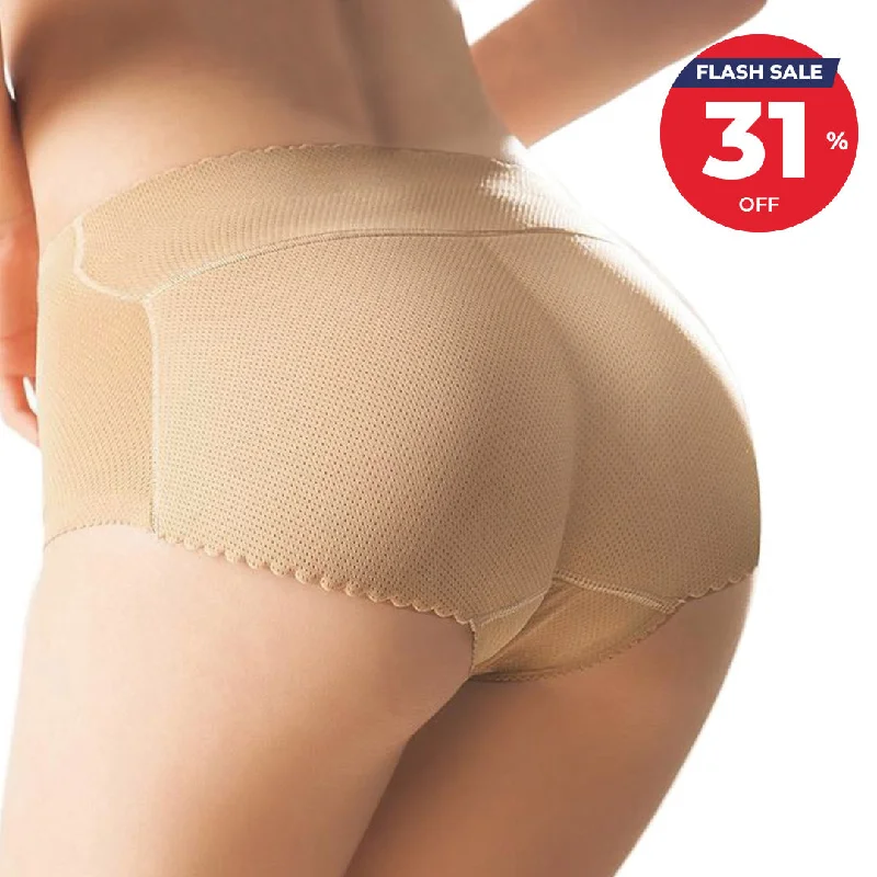 Embroidered PantsButt-Enhancing Padded Seamless Panty