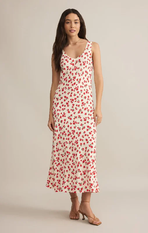 Halter DressHana La Rosa Ditsy Maxi Dress