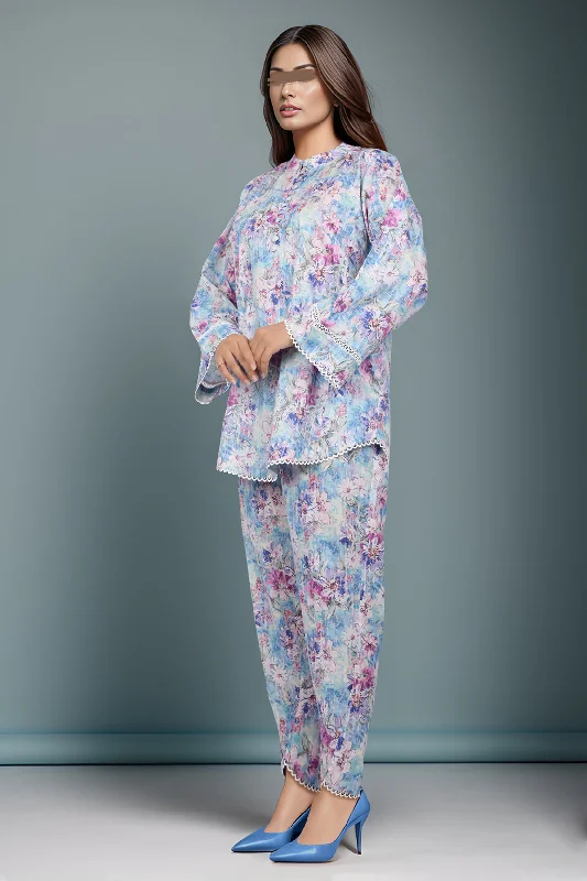 Unstitched Printed Lawn 2 Piece (Shirt/Trouser)