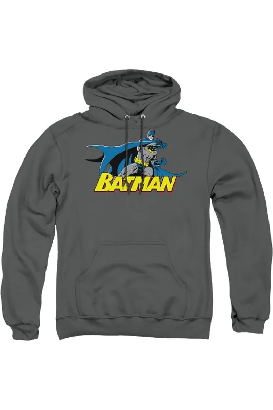 Urban HoodiesBatman 8 Bit Cape Adult Pull Over Hoodie / Hooded Sweatshirt