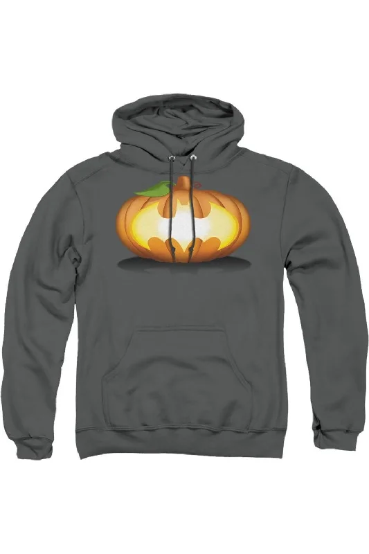 Limited Edition HoodiesBatman Bat Pumpkin Logo Adult Pull Over Hoodie / Hooded Sweatshirt