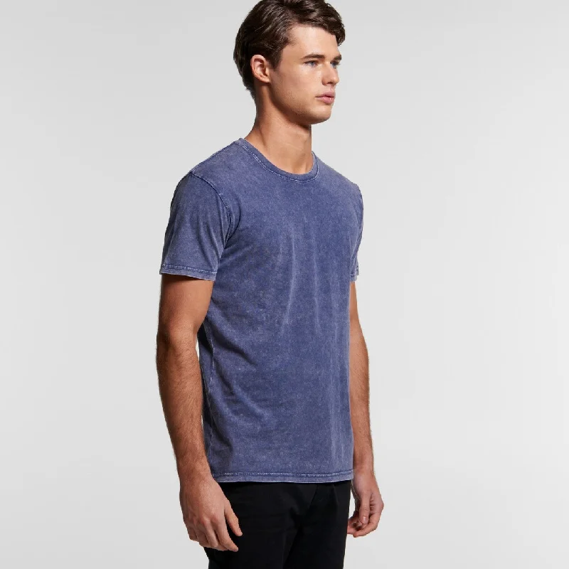 Asymmetrical T-ShirtsMens Stone Wash Staple Tee