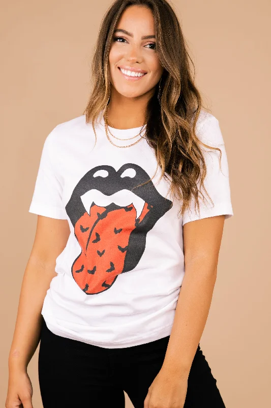 Hiking T-ShirtsDon't Bat An Eye White Graphic Tee