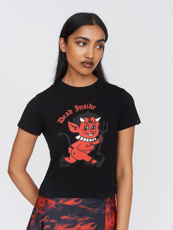 Sheer T-ShirtsLittle Devil Fitted Tee