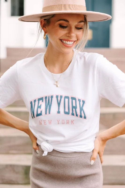 Artist T-ShirtsNew York NY White Graphic Tee