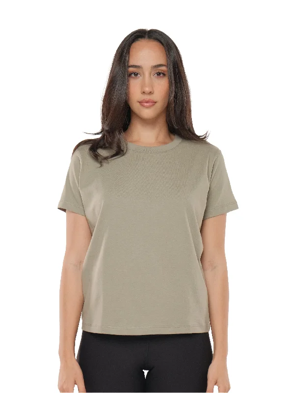 Performance T-Shirts⁠OLIVE GREEN RELAXED FIT TEE