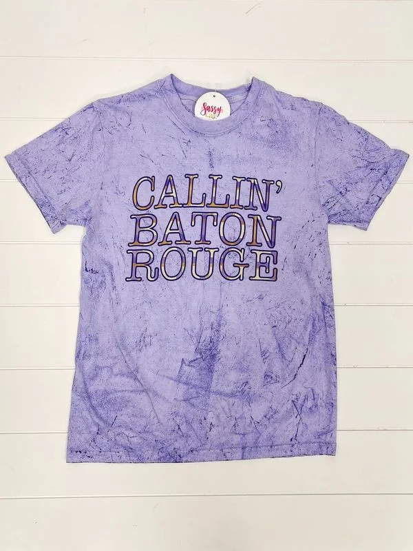 Gym T-ShirtsCallin' Baton Rouge Graphic Tee