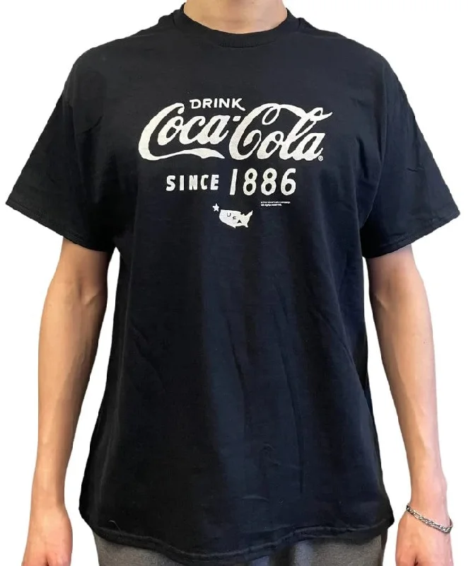 Velvet T-ShirtsCoca-Cola Logo Graphic Tee