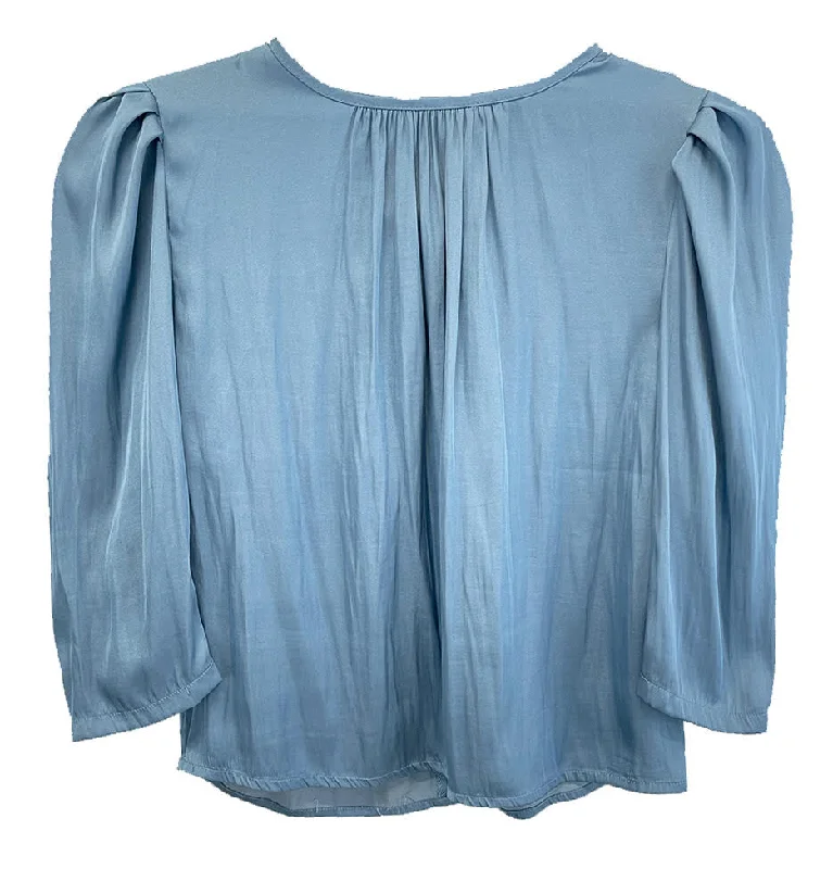 V-Neck T-ShirtsTeen Silky Top