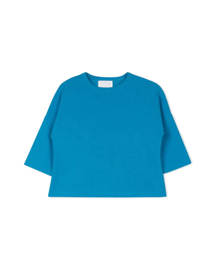 Leather-Paneled T-ShirtsTeen Teal Dolman Tee